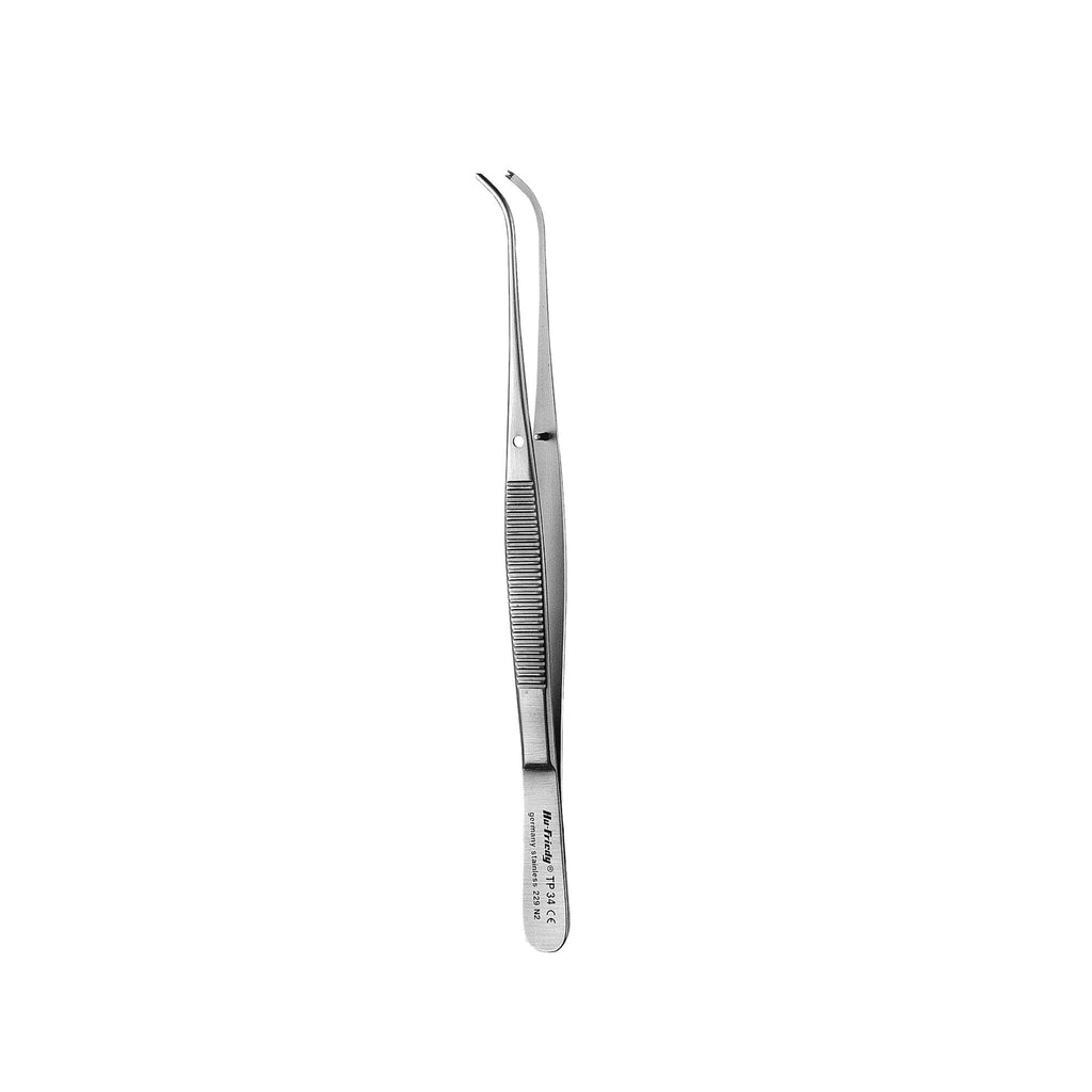 Hu-Friedy #34 Weefselpincet - 1X2 Curved Semkin-Taylor (12.5 cm)-Hu-Friedy-Sordent