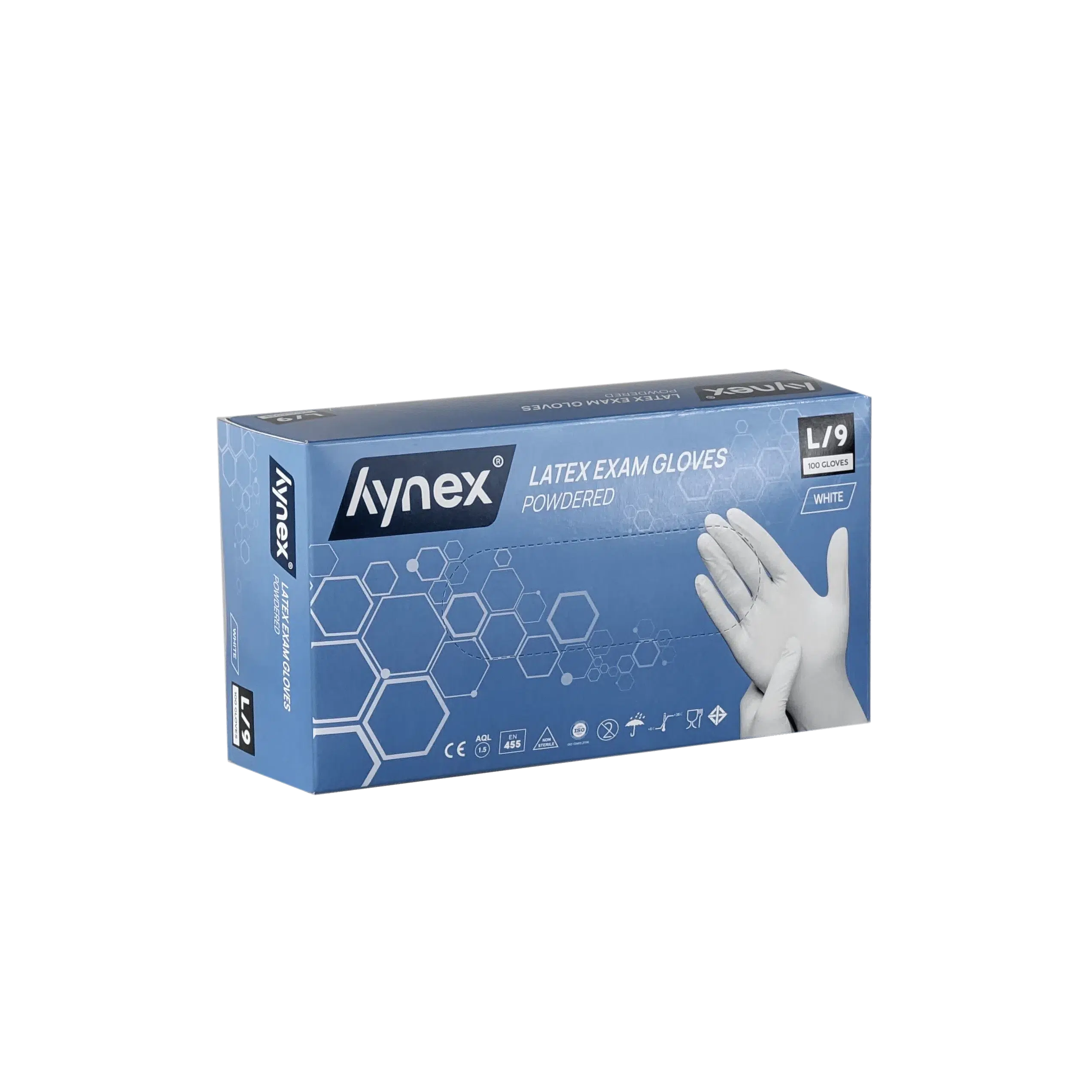 5.0 g - INTCO Latex handschoenen Gepoederd Wit (100 st.)-Disposables-INTCO-Sordent