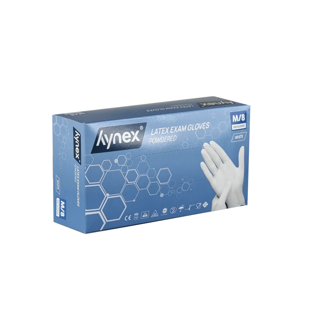 5.0 g - INTCO Latex handschoenen Gepoederd Wit (100 st.)-Disposables-INTCO-Sordent