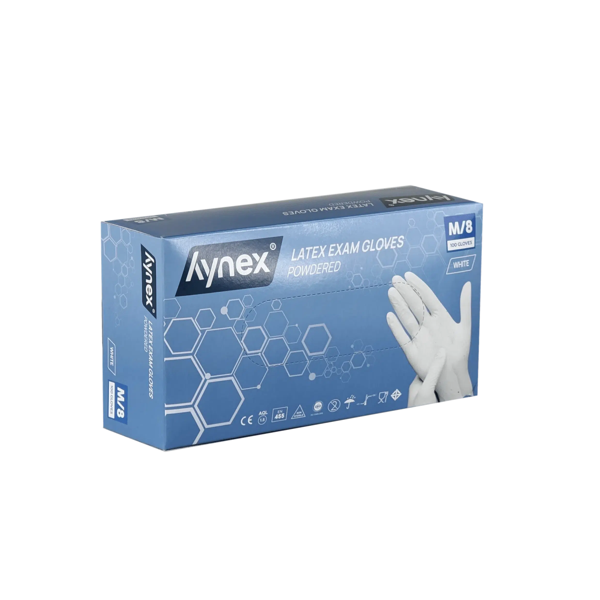 5.0 g - INTCO Latex handschoenen Gepoederd Wit (100 st.)-Disposables-INTCO-Sordent