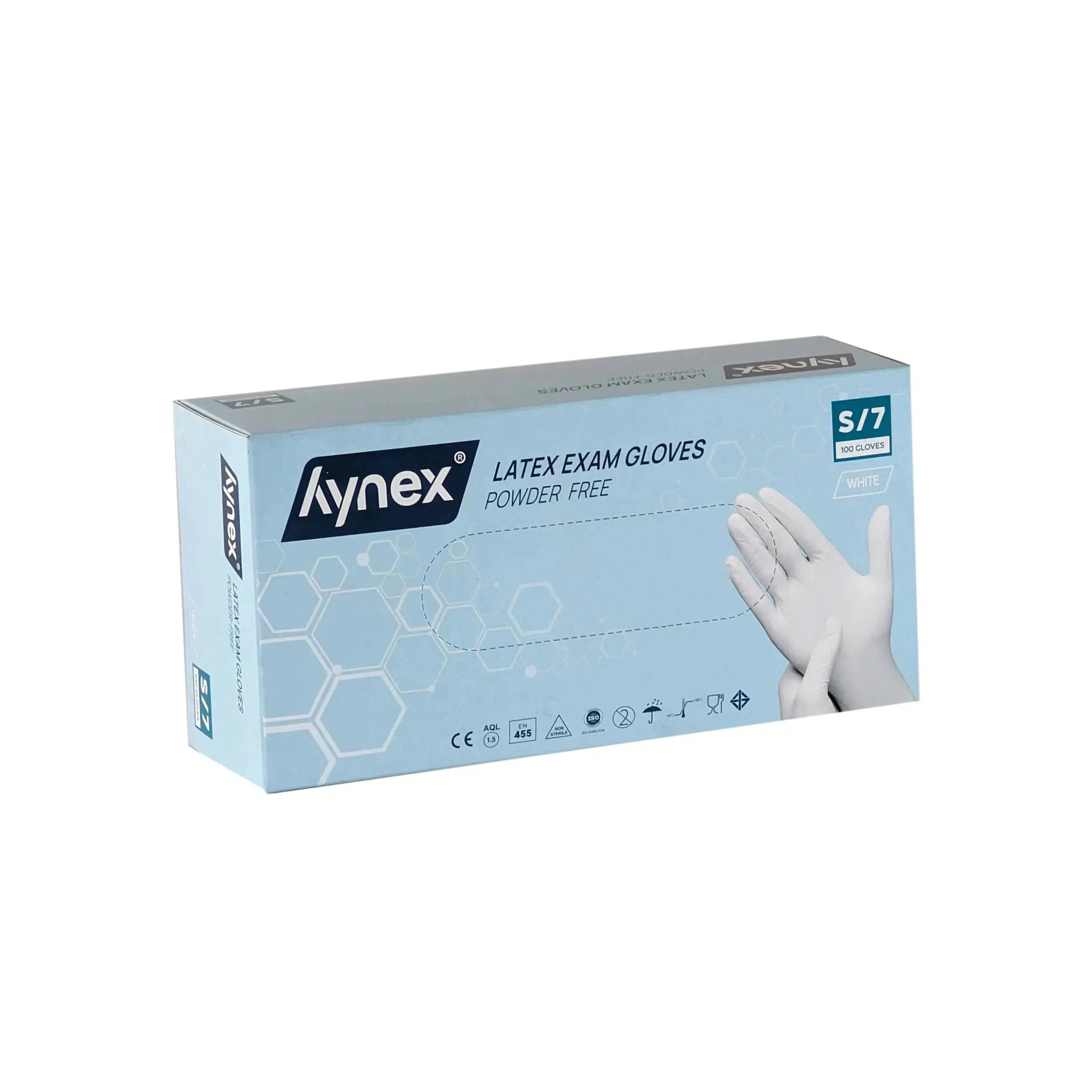 5.0 g - INTCO Latex handschoenen poedervrij Wit (100 st.)-Disposables-INTCO-Sordent