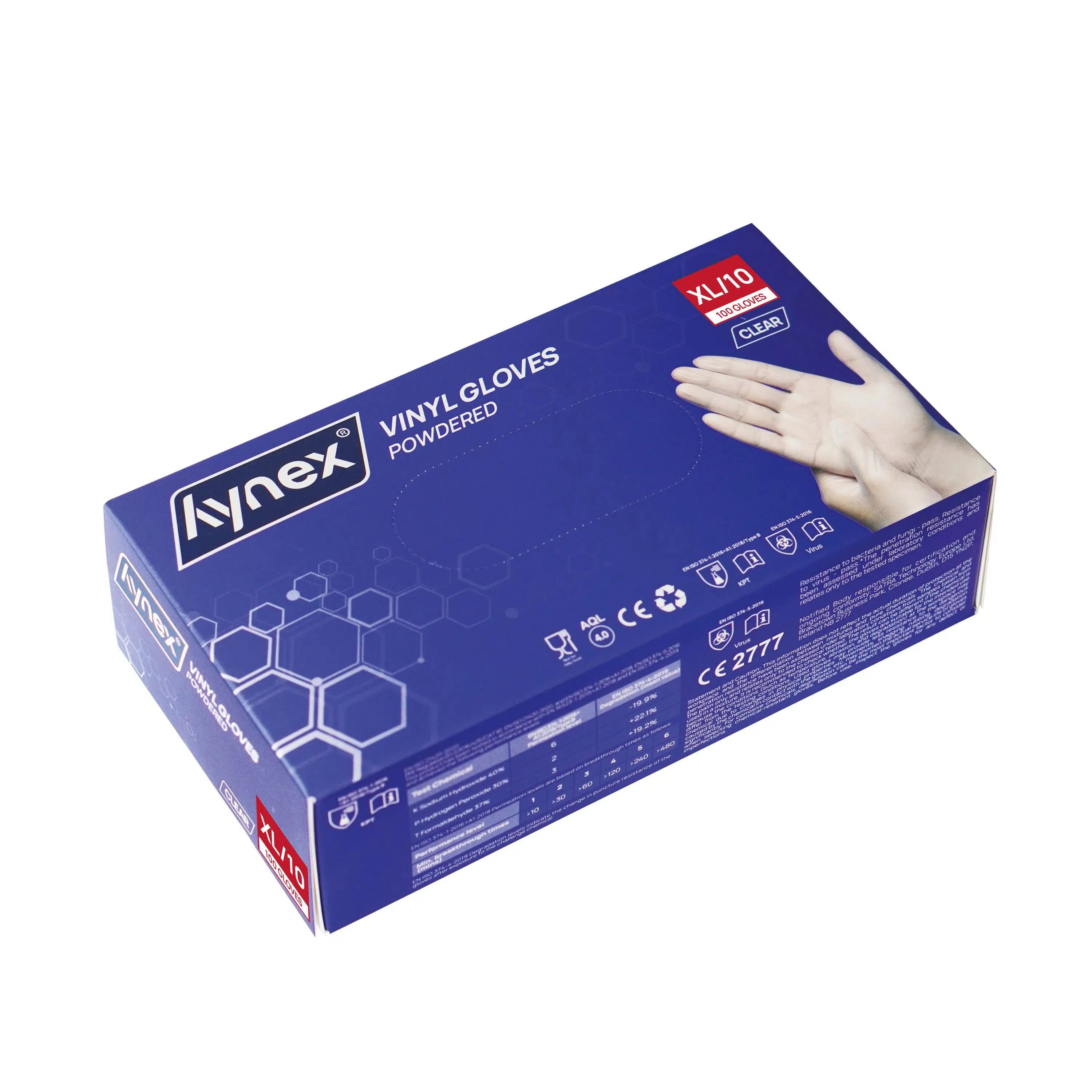 4.5 g - INTCO Vinyl handschoenen Gepoederd clear (100 st.)-Disposables-INTCO-Sordent