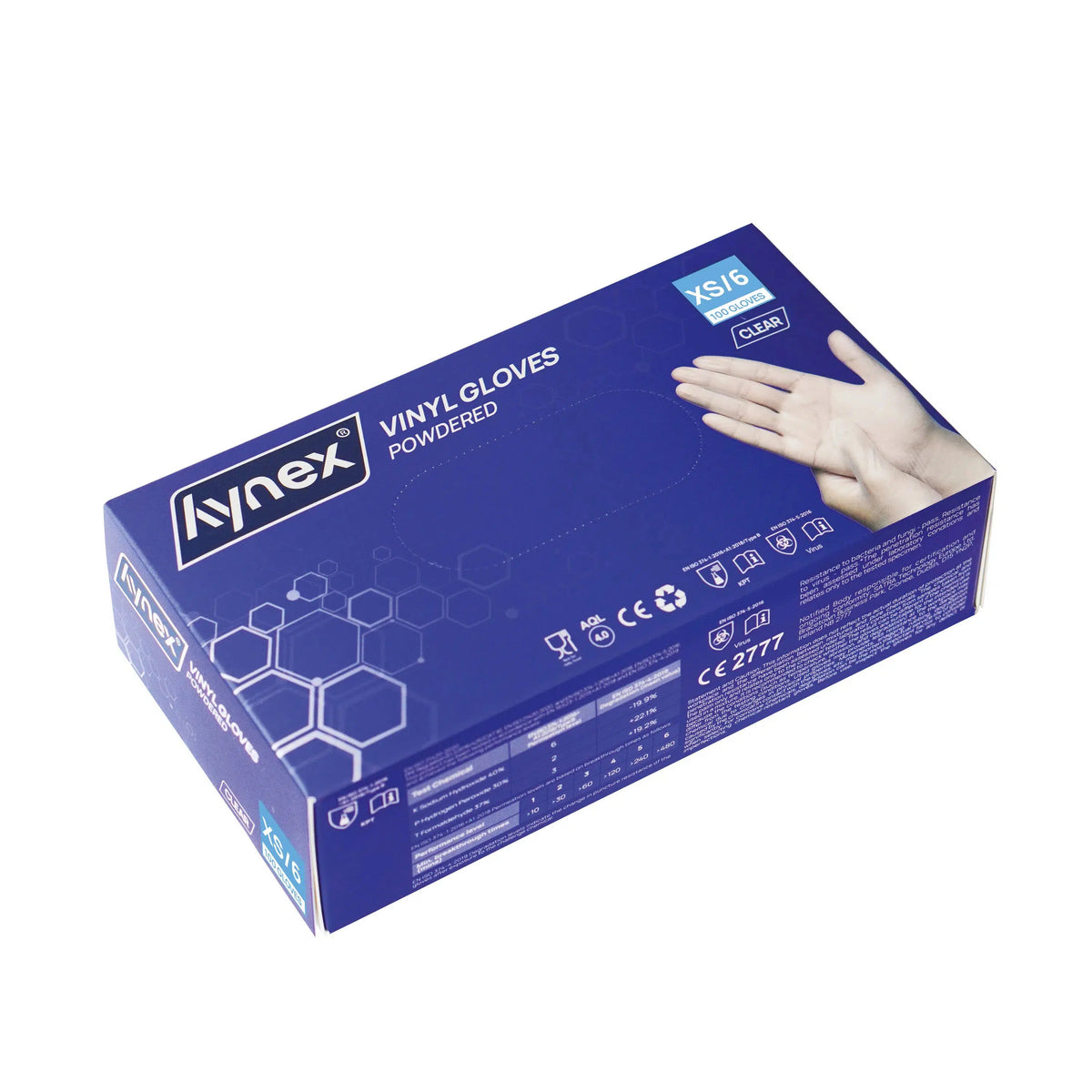 4.5 g - INTCO Vinyl handschoenen Gepoederd clear (100 st.)-Disposables-INTCO-Sordent