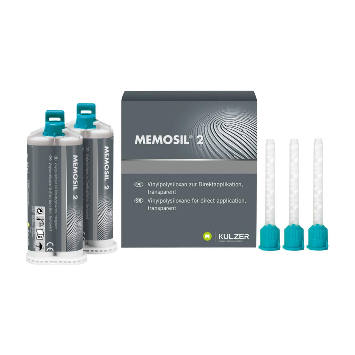 Kulzer Memosil®2 Transparante A-silicoon (2 x 50 mL + Tips)-Kulzer-Sordent
