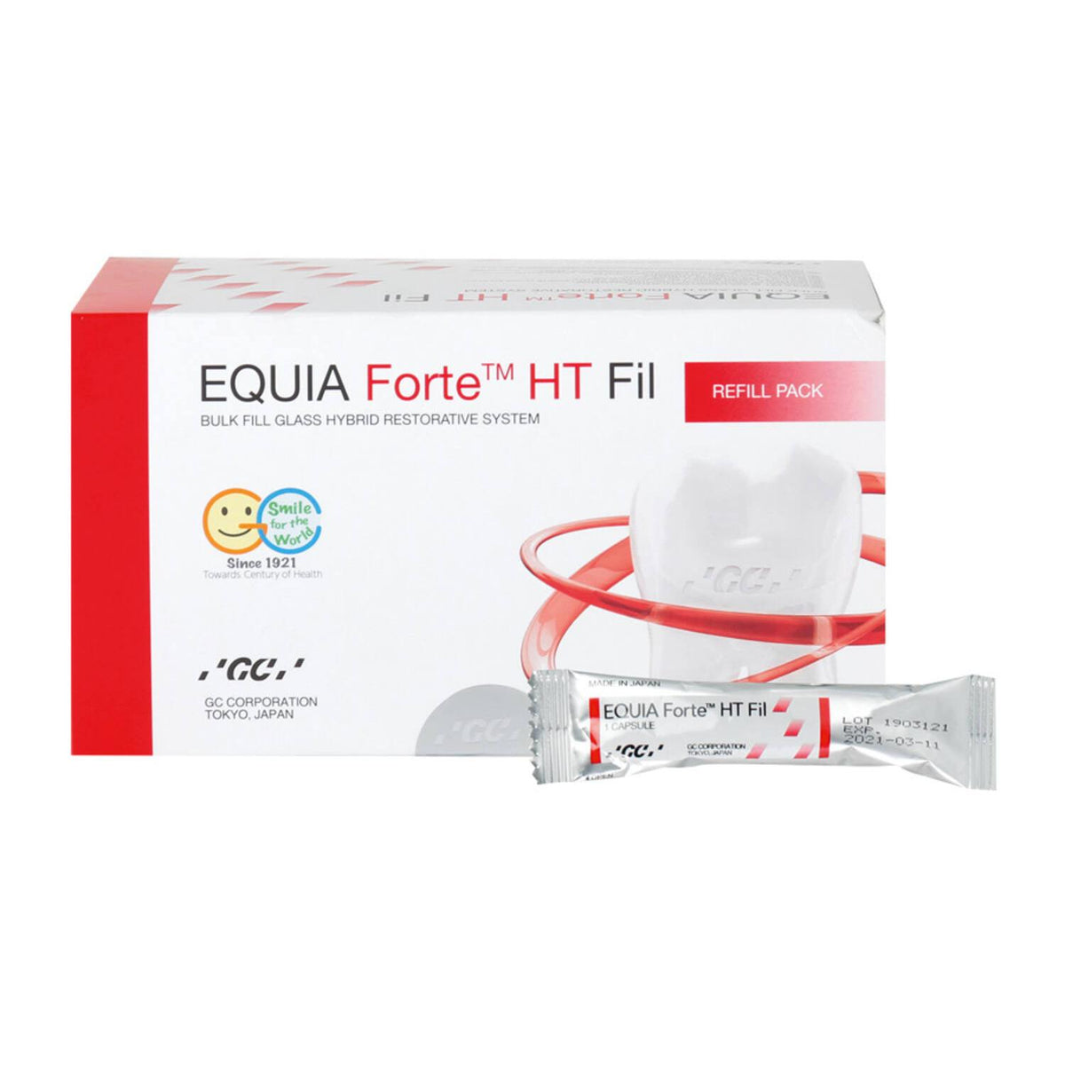 GC EQUIA Forte™ HT Fil Capsules - Div. Kleuren A/B/C (50 x 0.14 mL)-GC-Sordent
