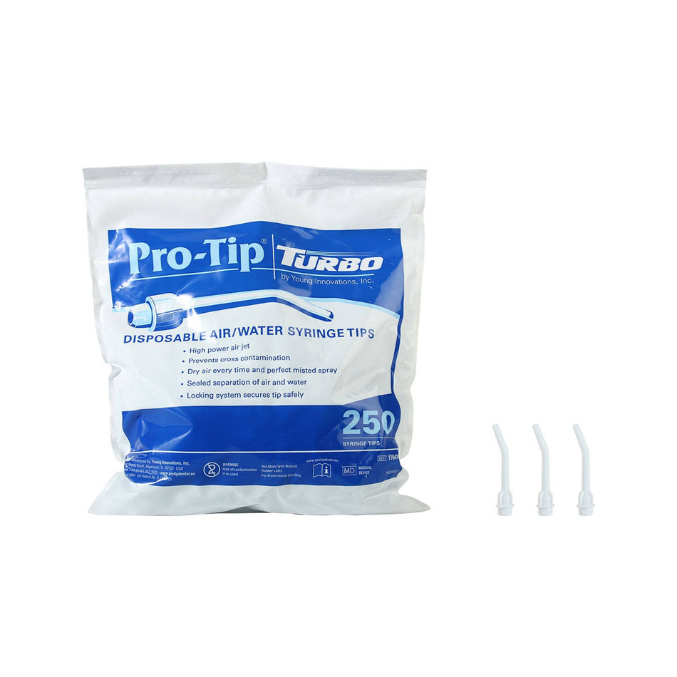 ProTip® Turbo Meerfunctiespuittips (Air / Water Spuit) - (250 st.)-Astek-Sordent