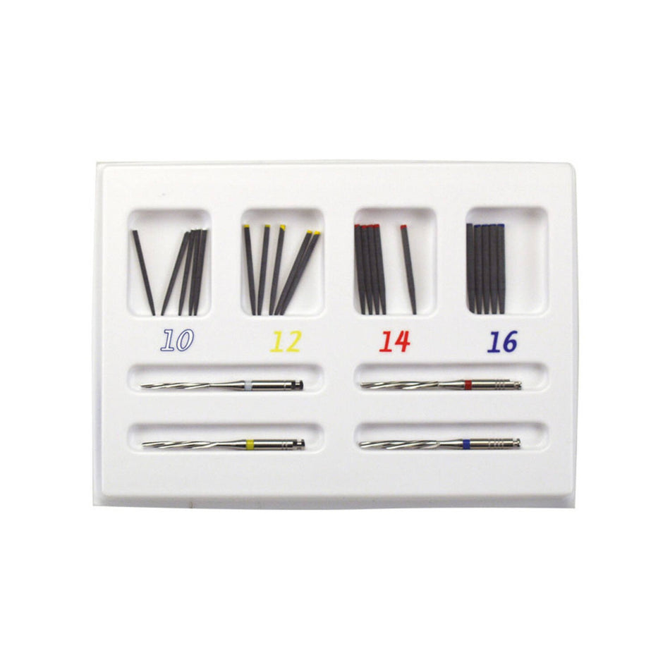 Carboposts® Intro Kit (5 x 1,0/1,2/1,4/1,6) + 4 Boren)-Abrasive Technology-Sordent