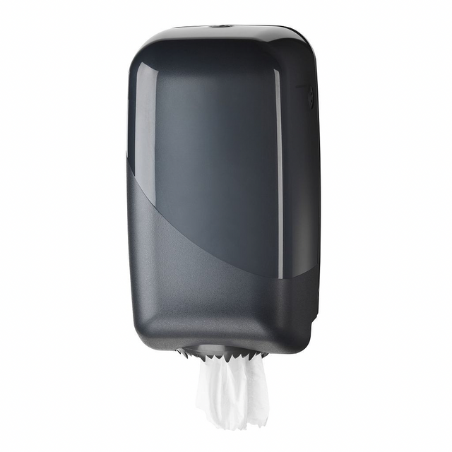 KURTT Poetspapier Rol Dispenser Mini Centerfeed Zwart/Wit Kunstof-KURTT-Sordent