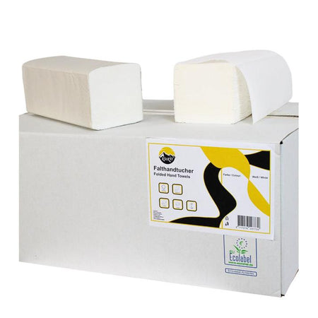 KURTT Papieren Handdoeken Wit 2-laags 24x21 cm Z-Vouw (3200 st.)-KURTT-Sordent