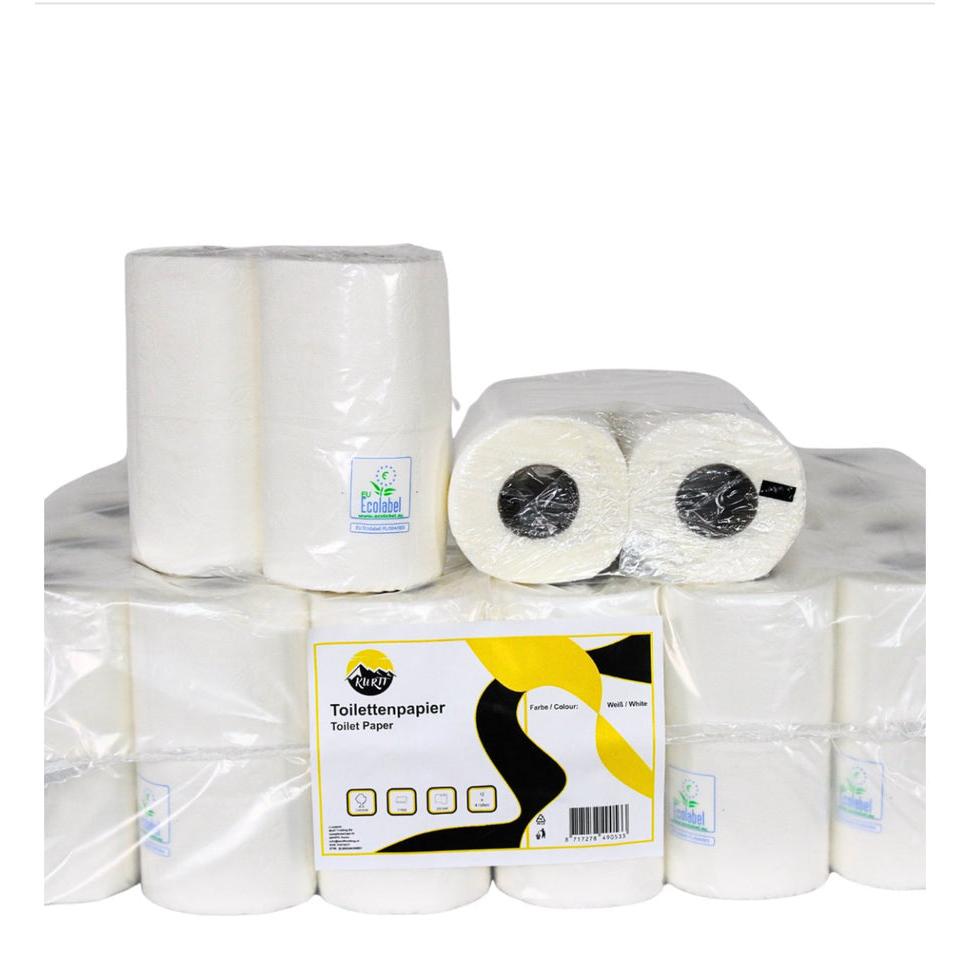 KURTT ECO Toiletpapier Wit 2-Laags (400 Vel - 40 Rollen)-KURTT-Sordent