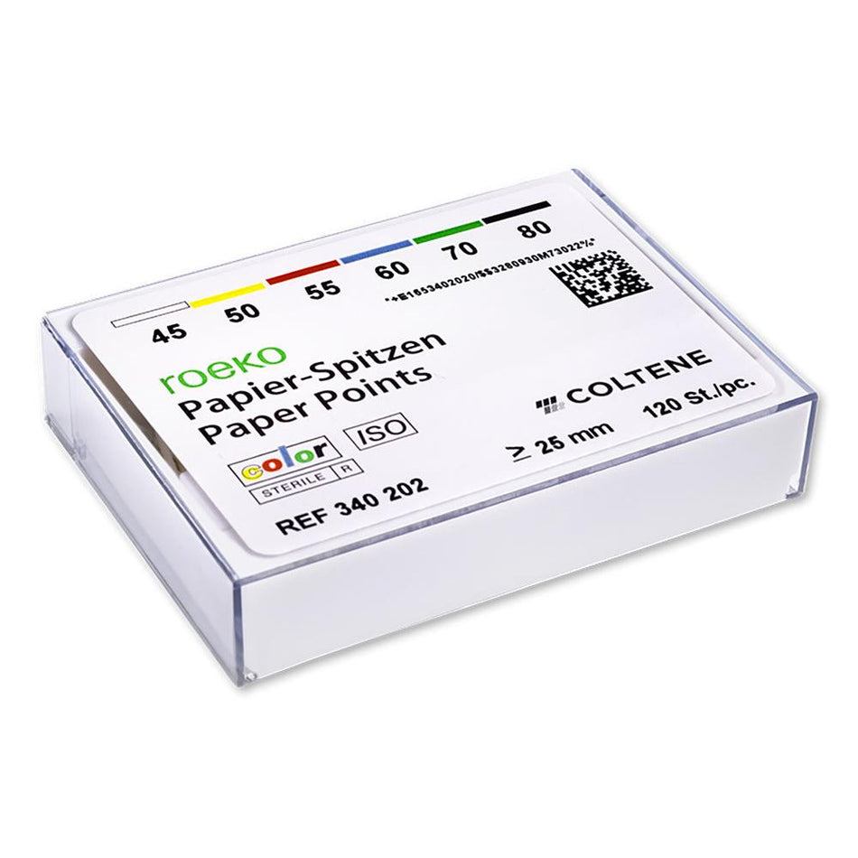 ROEKO Paper Points Color - ISO 45-80 (Mix) (200 st.)-Roeko-Sordent
