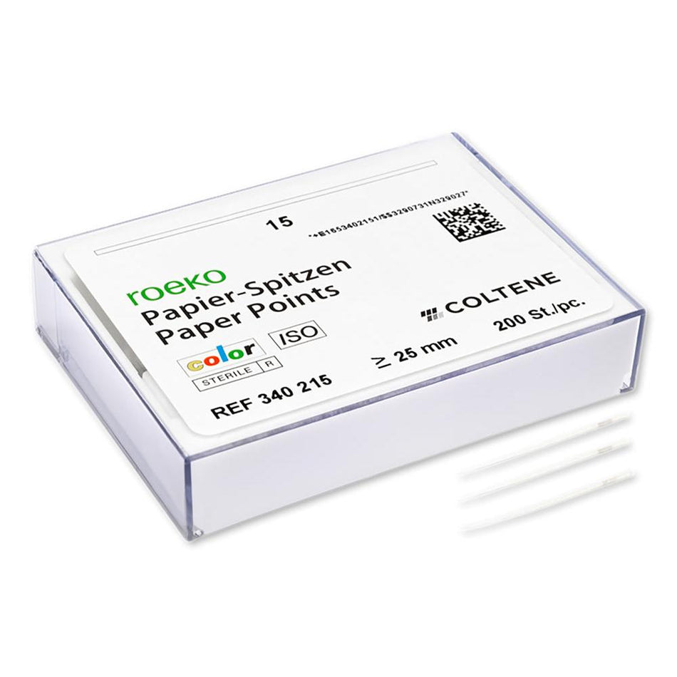 ROEKO Paper Points Color - ISO 15 (200 st.)-Roeko-Sordent