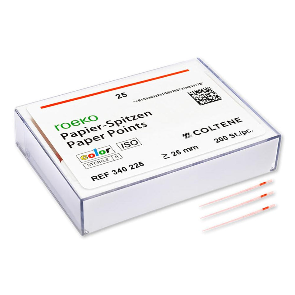 ROEKO Paper Points Color - ISO 25 (200 st.)-Roeko-Sordent