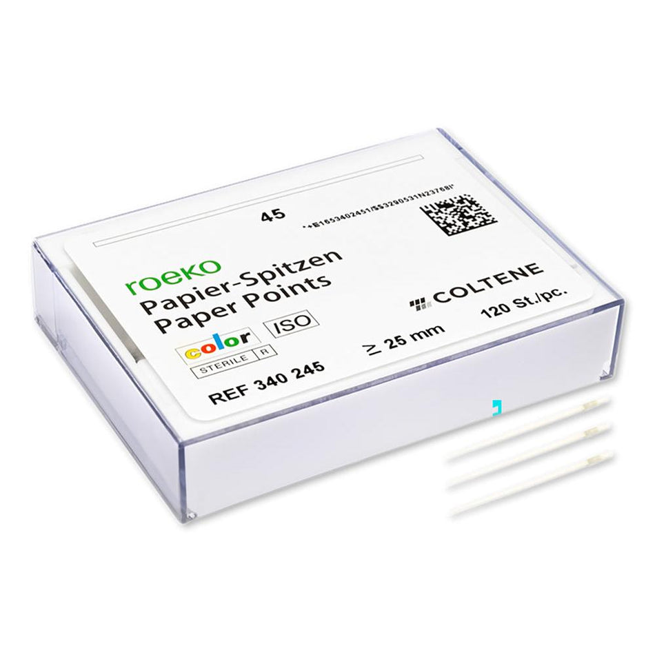 ROEKO Paper Points Color - ISO 45 (200 st.)-Roeko-Sordent