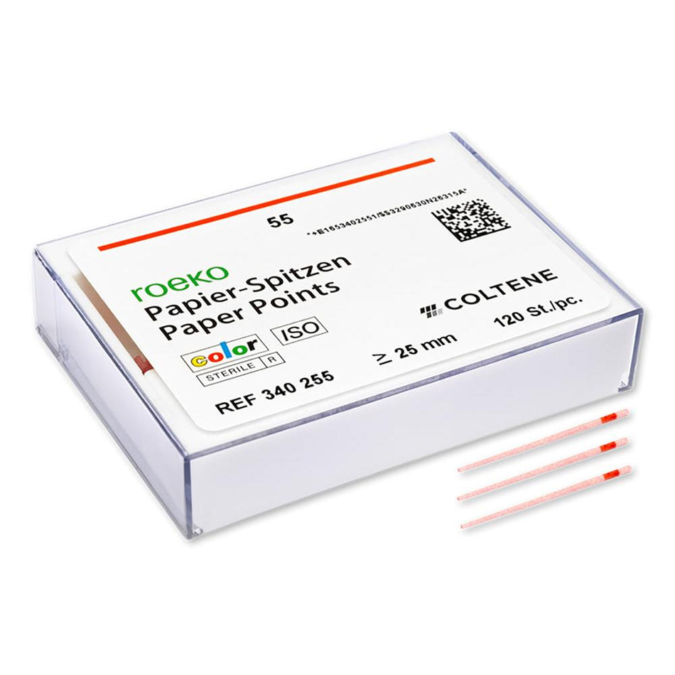 ROEKO Paper Points Color - ISO 55 (200 st.)-Roeko-Sordent