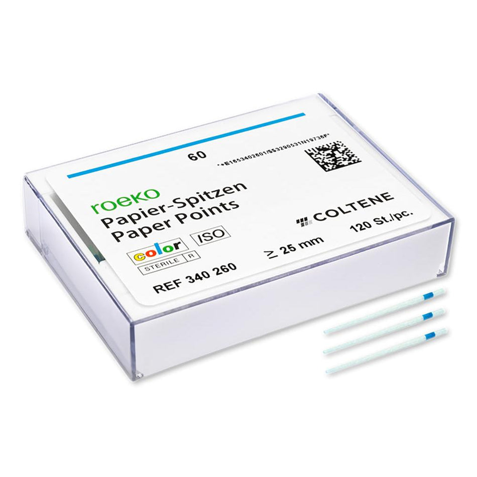 ROEKO Paper Points Color - ISO 60 (200 st.)-Roeko-Sordent