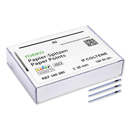 ROEKO Paper Points Color - ISO 80 (200 st.)-Roeko-Sordent