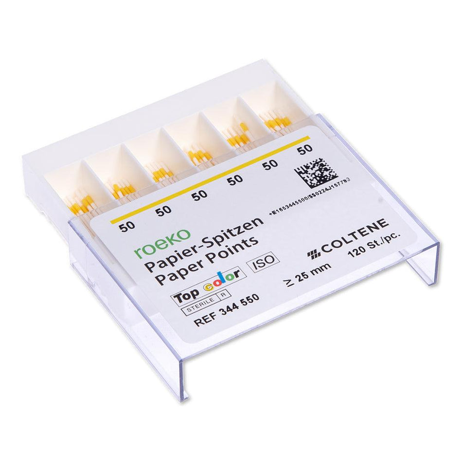 ROEKO Paper Points Top Color - ISO 50 (120 st.)-Roeko-Sordent