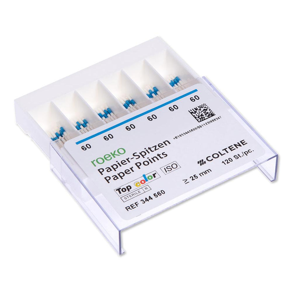 ROEKO Paper Points Top Color - ISO 60 (120 st.)-Roeko-Sordent