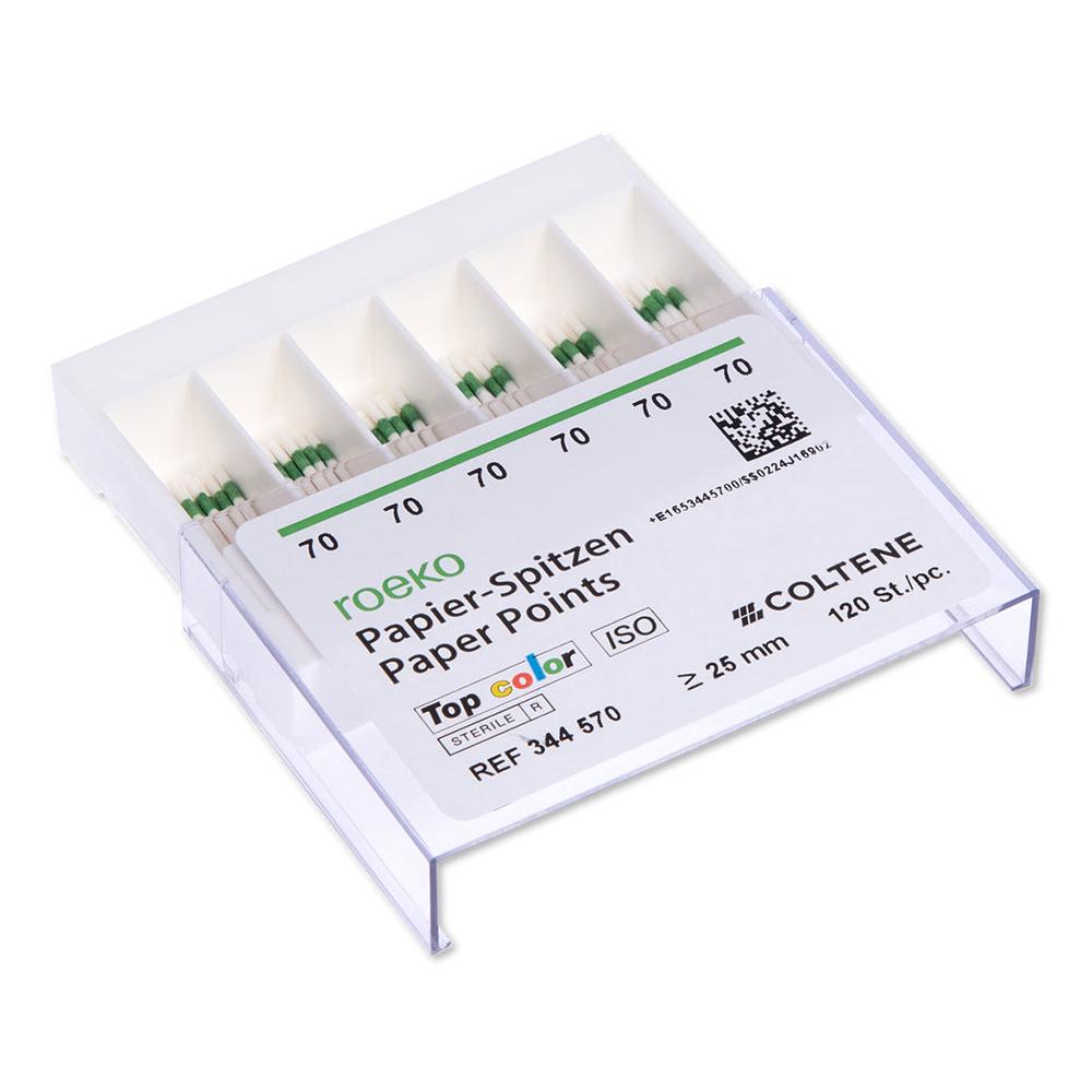 ROEKO Paper Points Top Color - ISO 70 (120 st.)-Roeko-Sordent