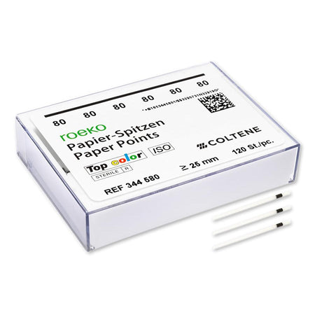ROEKO Paper Points Top Color - ISO 80 (120 st.)-Roeko-Sordent