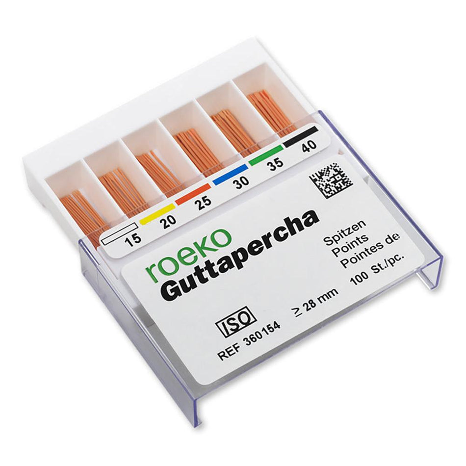 ROEKO Guttapercha Points Pink / Roze - ISO 15-40 (Mix) (100 st.)-Roeko-Sordent