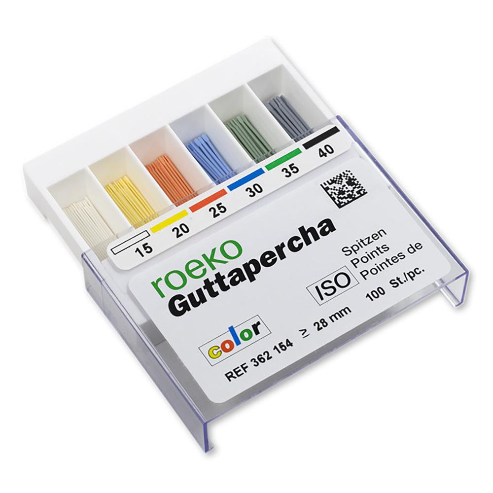 ROEKO Guttapercha Points Color - ISO 15-40 (100 st.)-Roeko-Sordent