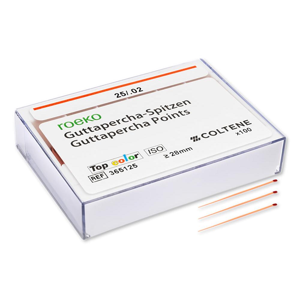 ROEKO Guttapercha Points Top Color - ISO 25 (100 st.)-Roeko-Sordent