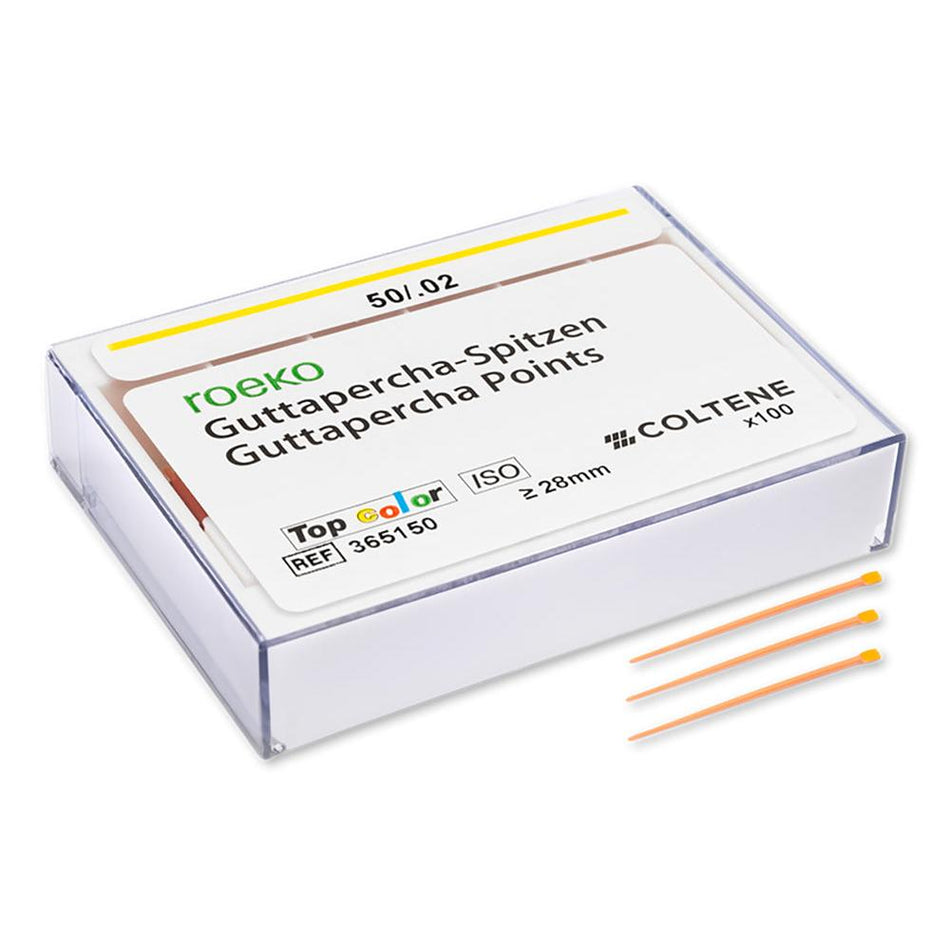 ROEKO Guttapercha Points Top Color - ISO 50 (100 st.)-Roeko-Sordent