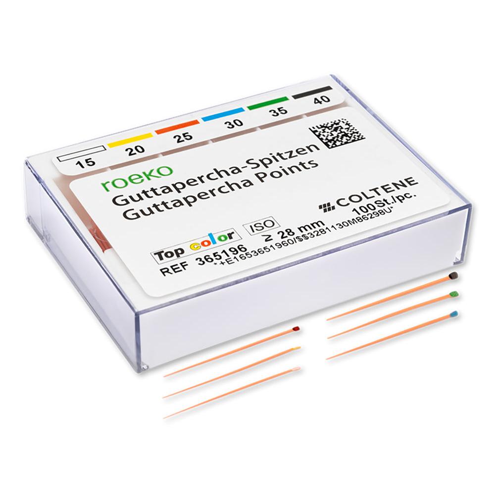 ROEKO Guttapercha Points Top Color - ISO 15-40 (100 st.)-Roeko-Sordent