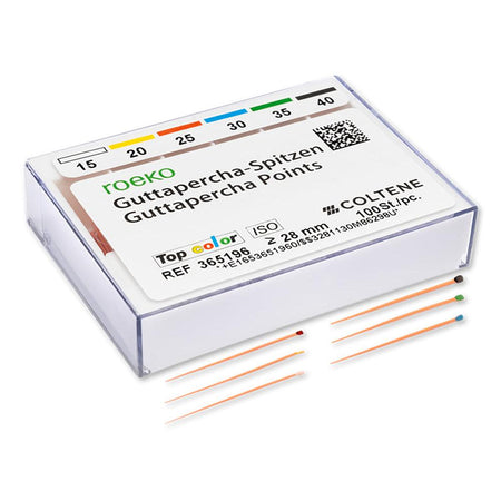 ROEKO Guttapercha Points Top Color - ISO 15-40 (100 st.)-Roeko-Sordent