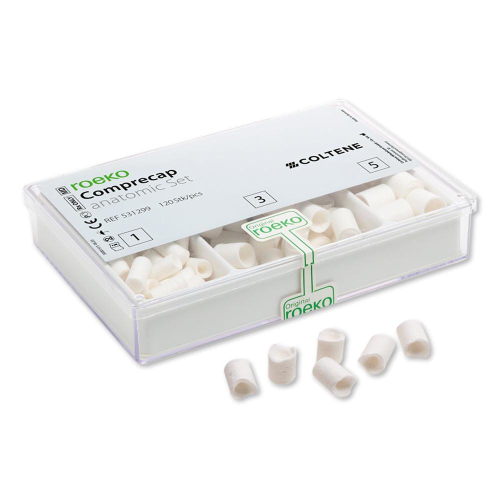 ROEKO Comprecap Anatomic Wattenrollen Divers (120 st.)-Roeko-Sordent