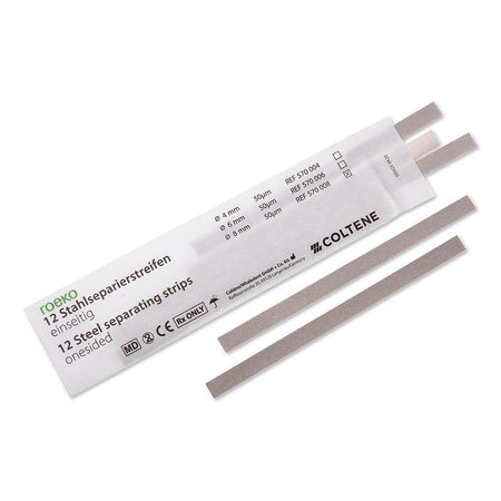 ROEKO Steel separating strips Medium (Schuurstrips) (12 st.)-Roeko-135x8 mm-Sordent