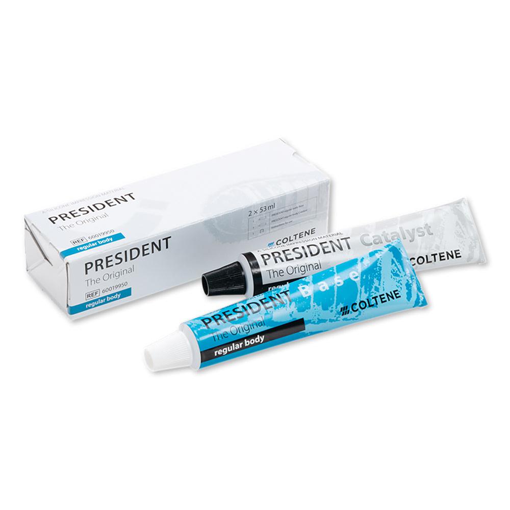 Coltène PRESIDENT The Original Regular Body - Base+Catalyst (2x53 mL)-Coltene-Sordent