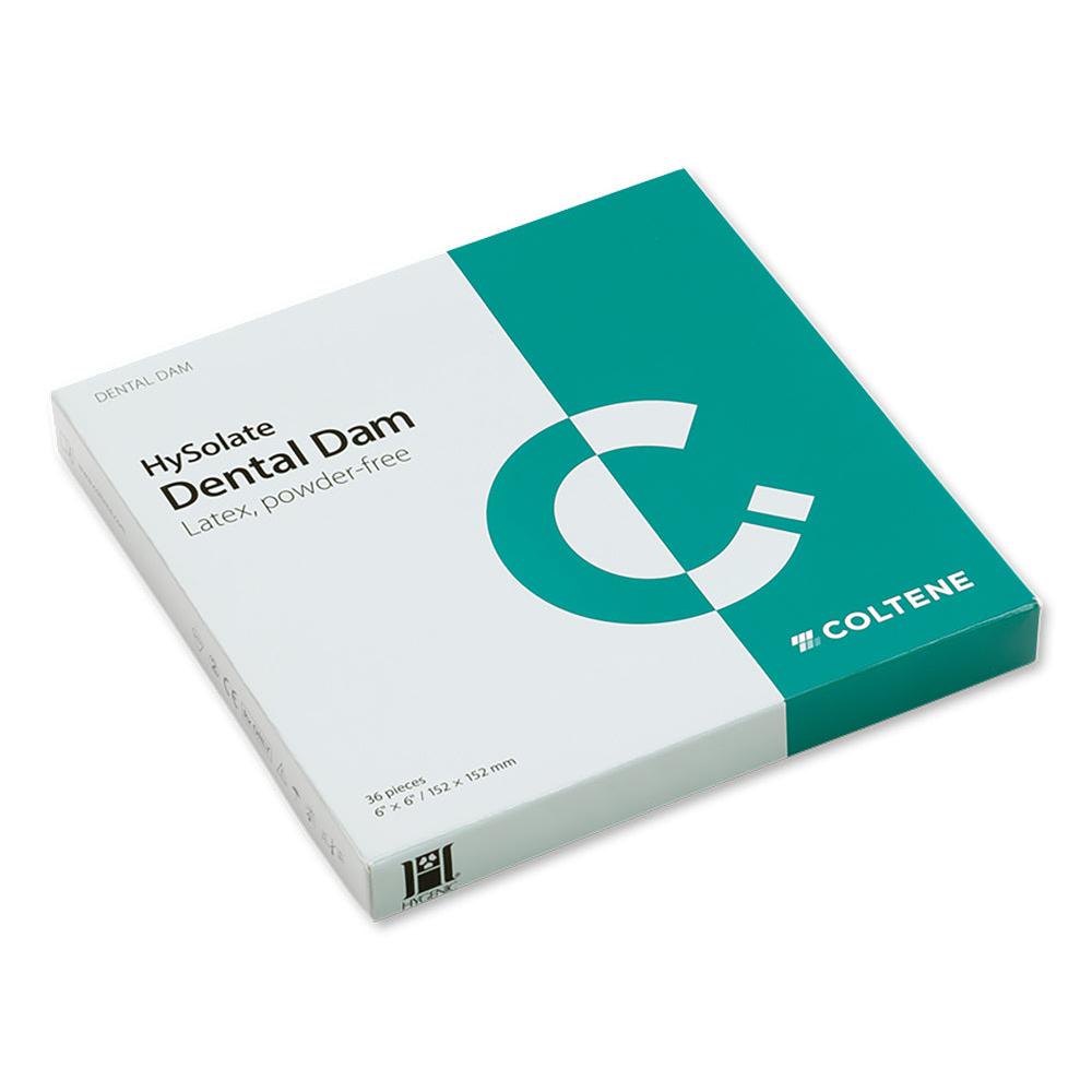 Coltène HySolate Fiesta/Latex/Non-Latex Cofferdam Div. maat + sterkte-Coltene-Latex Light-152x152 mm - 36 st.-Heavy-Sordent