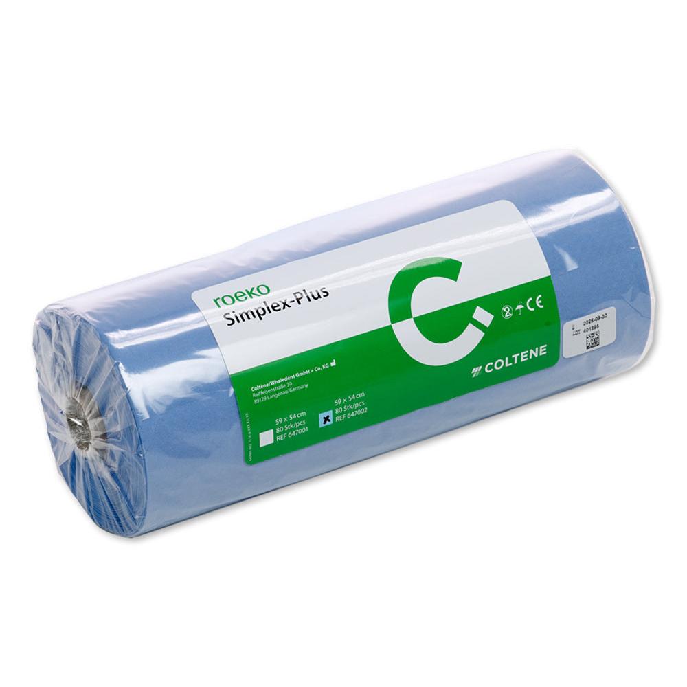 ROEKO Simplex-Plus Patientenschort Blauw (80 st.)-Roeko-Sordent
