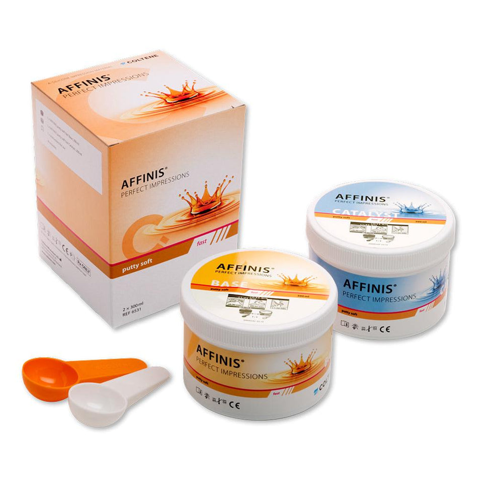 Coltène Affinis® Putty Soft Base&Catalyst - Fast (2 x 300 mL)-Coltene-Sordent