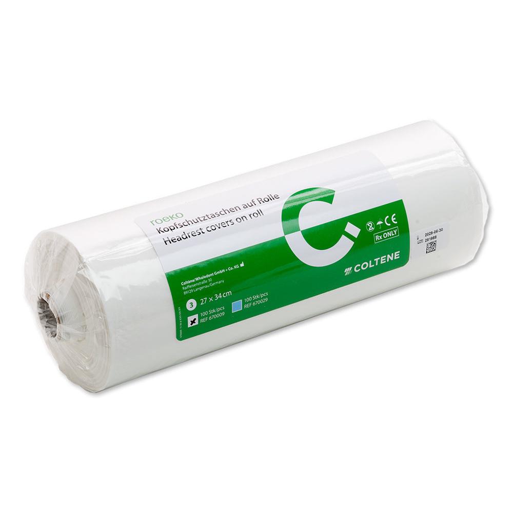 ROEKO Hoofdsteunzakken op rol Wit - 27 x 34 cm (100 st.)-Roeko-Sordent