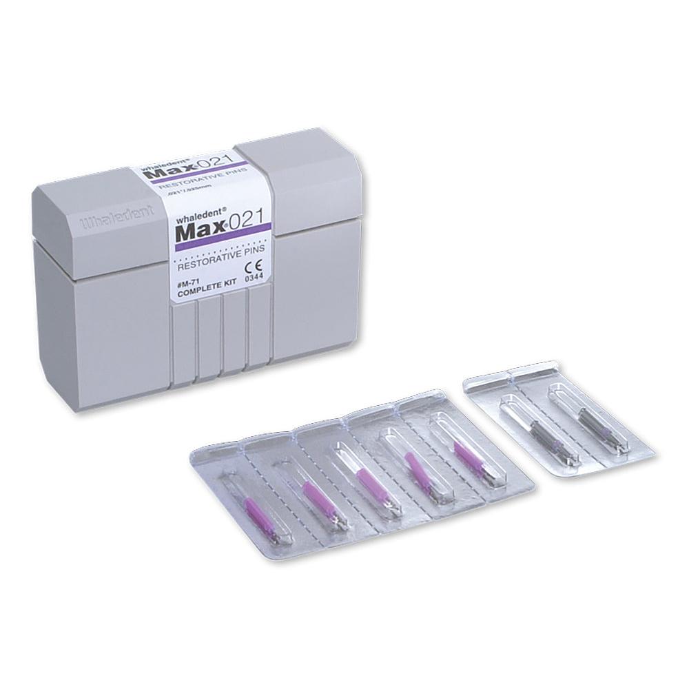 Coltene MAX M71 Restoratief Pins Kit .021 Paars 0,525 mm (25 st.)-Coltene-Sordent