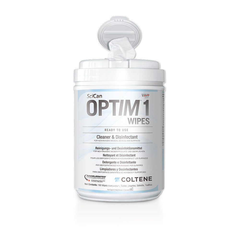 Coltene OPTIM 1 Oppervlakte & Desinfectiedoekjes 15x18 cm (160 st.)-Coltene-Sordent