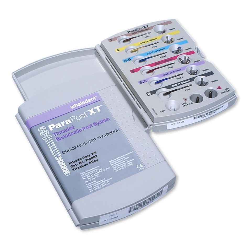 Coltene ParaPost® XT™ Titanium Alloy Posts - Div. maten (10 st.)-Coltene-P680t / Intro Kit-Sordent