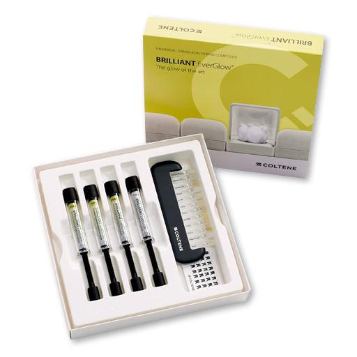 Coltène BRILLIANT EverGlow® Composiet Trial Kit Spuit (4 x 3 g)-Coltene-Sordent