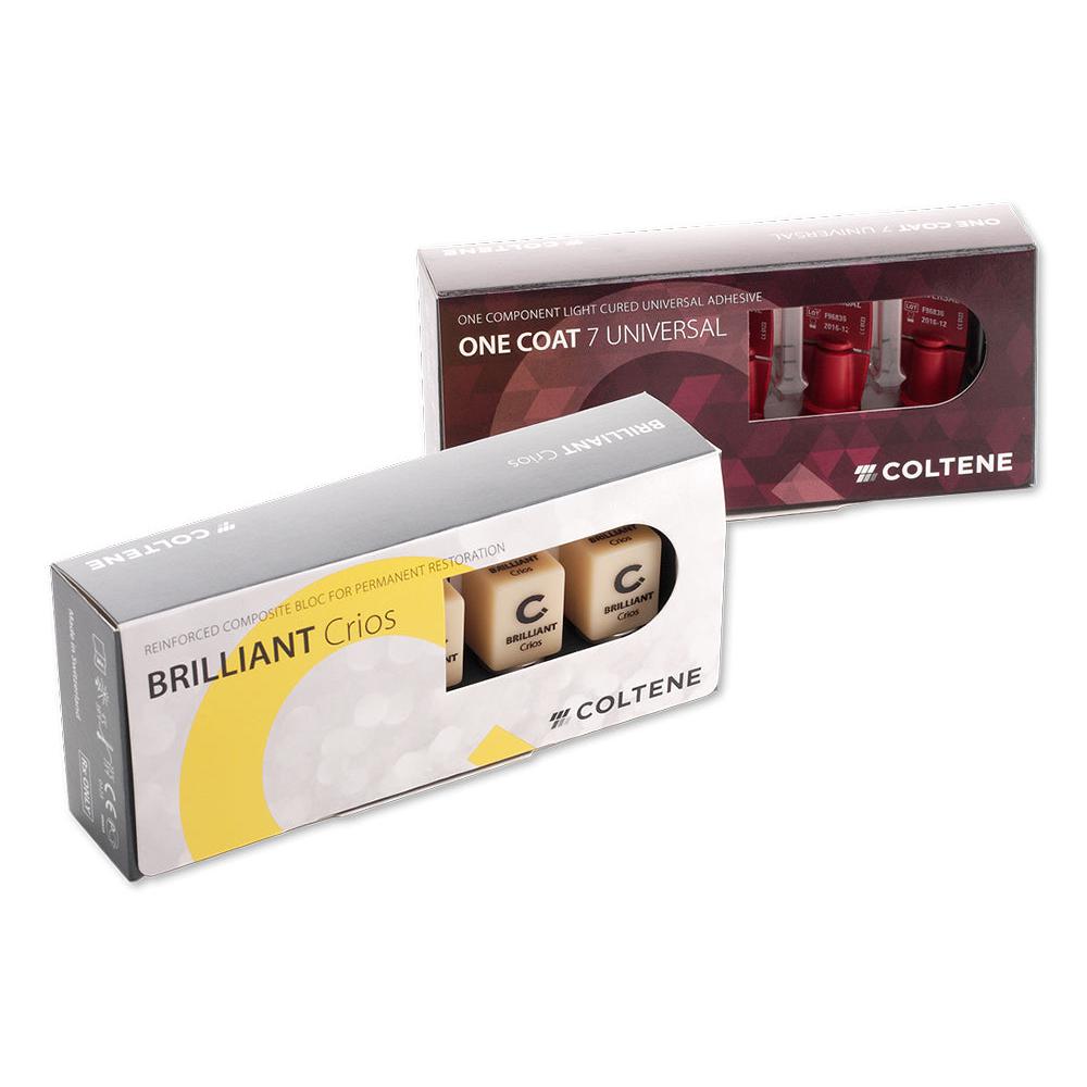 Coltène BRILLIANT Crios Into Kit 12 CEREC 5 Block + One Coat - CAD/CAM-Coltene-Sordent