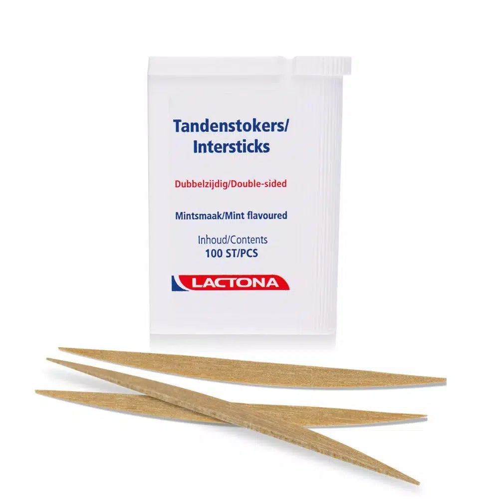Lactona Intersticks Tandenstokers mintsmaak – (100 St.)-Lactona-Sordent
