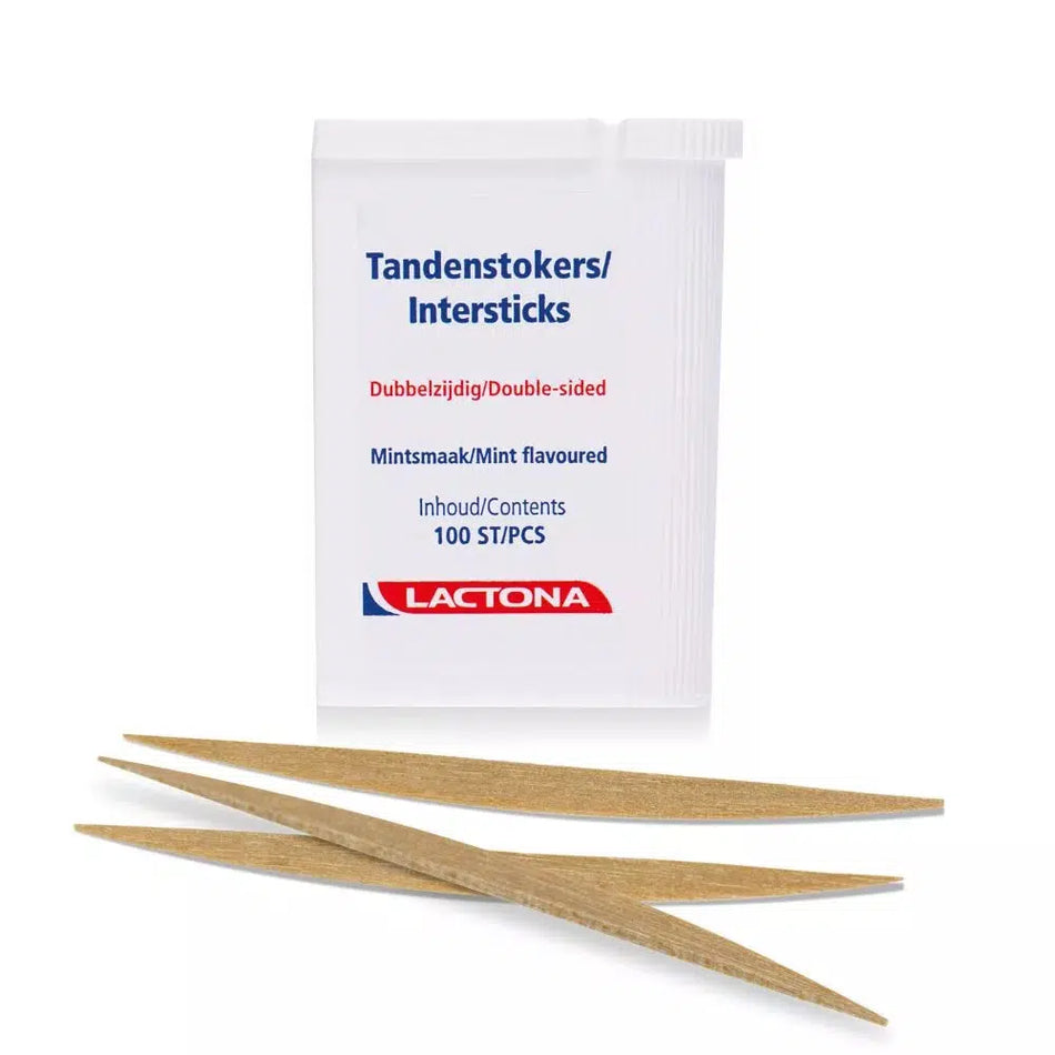 Lactona Intersticks Tandenstokers mintsmaak – (100 St.)-Lactona-Sordent