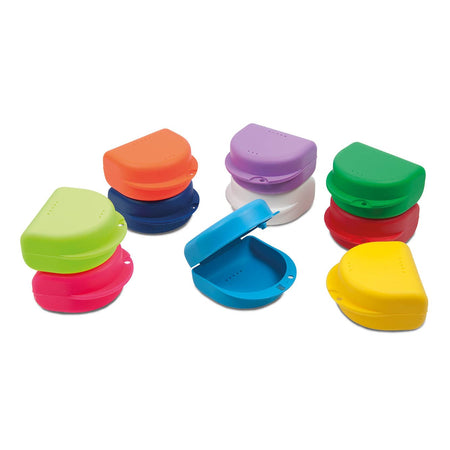 Larident Prothese-/Ortho-/Gebitsbakjes - Div. Kleuren (10 st.)-Larident-Sordent