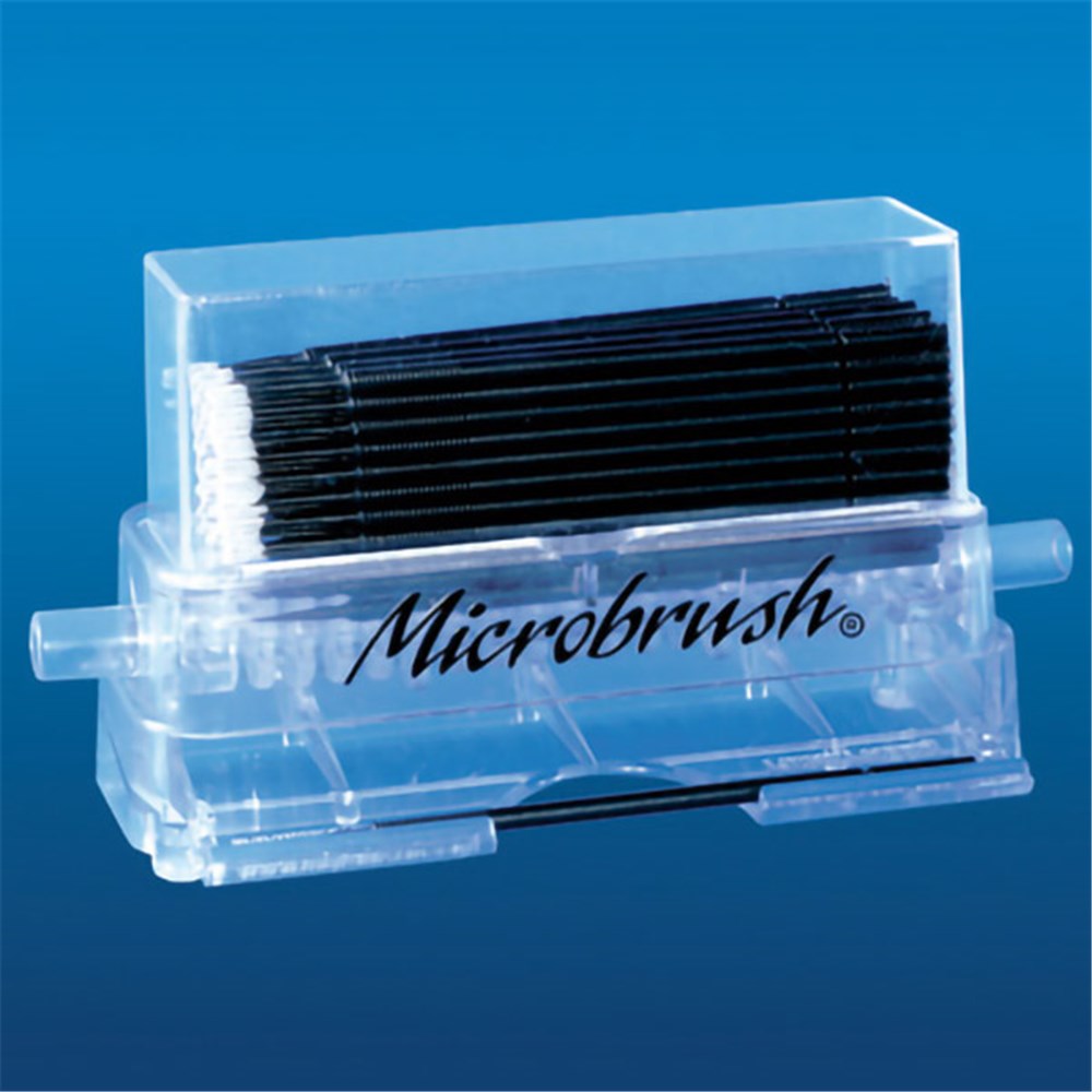 Young Innovations Microbrush® X Extra-Dun Applicators Zwart incl. Dispenser (100 st.)-Young Innovations-Sordent