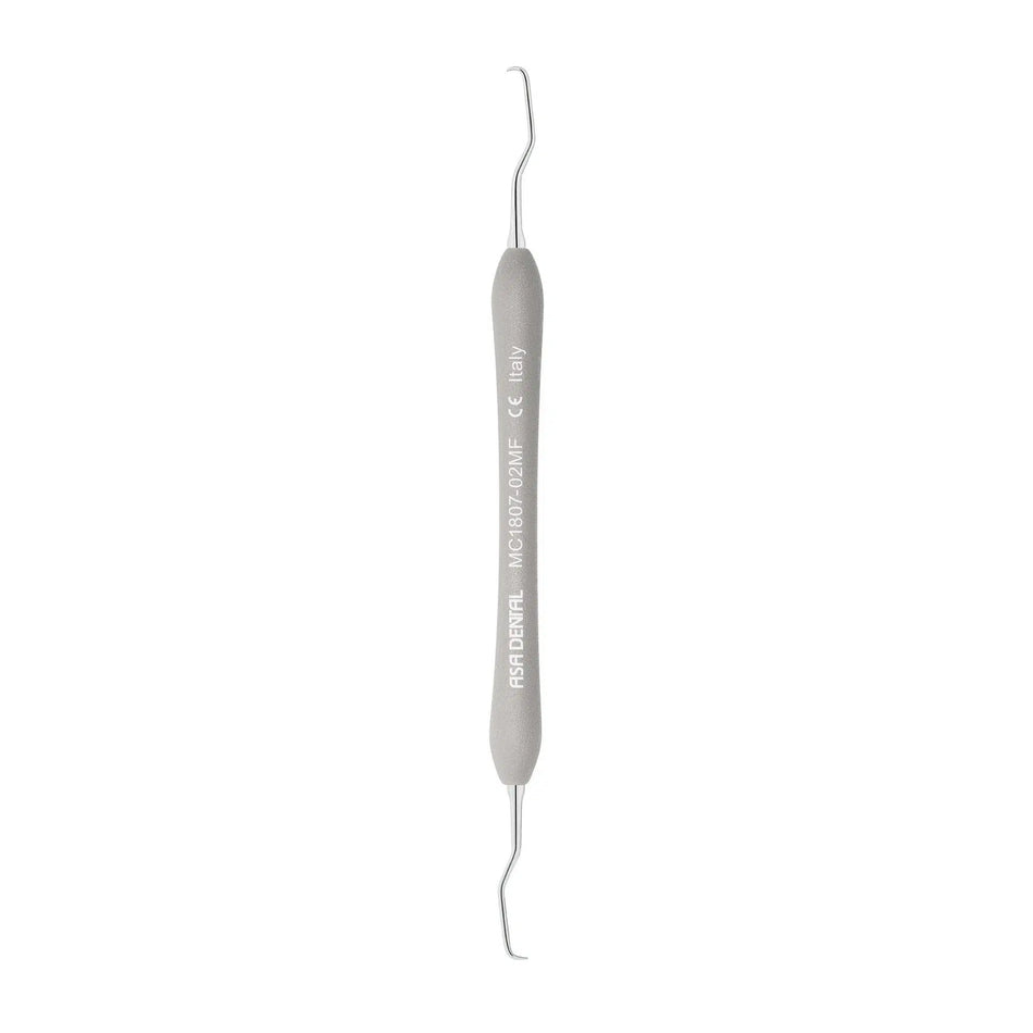 Asa Dental Gracey curette #1/2 - Type MF Zilver (ø 8 / 10,5 mm)-Instrumenten-Asa Dental S.p.A-Sordent