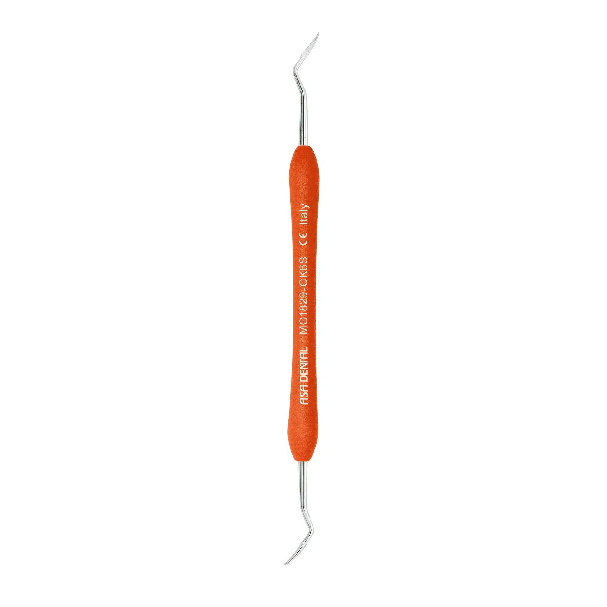 Asa Dental Curette MC #CK6S Mini Crane-Kaplan Oranje (Ø 8 mm)-Instrumenten-Asa Dental S.p.A-Sordent
