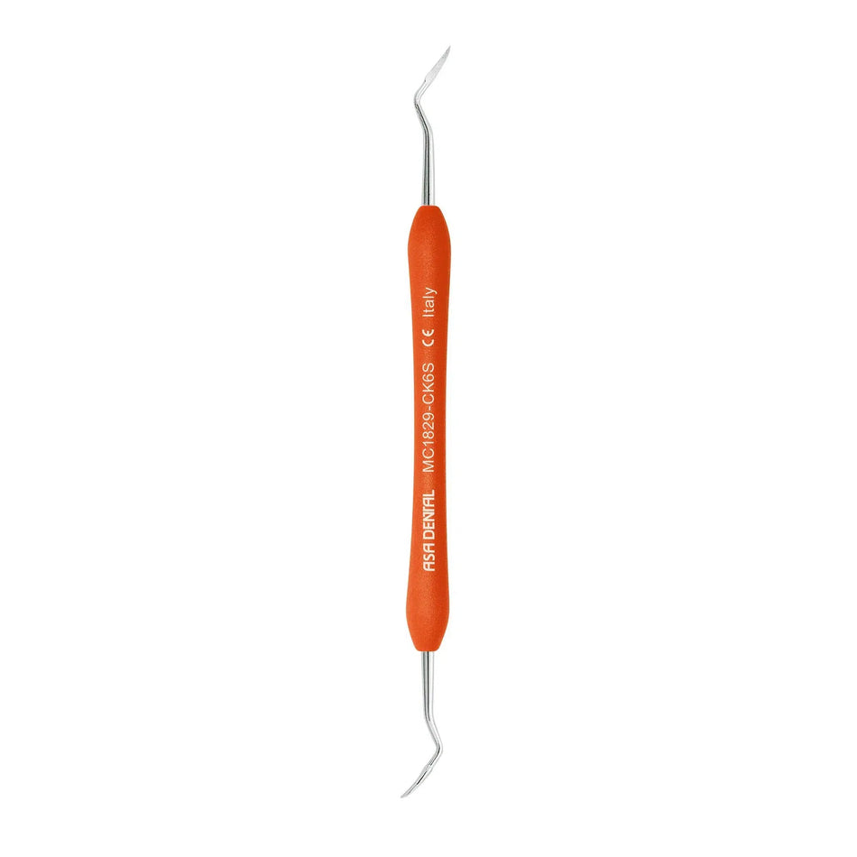 Asa Dental Curette MC #CK6S Mini Crane-Kaplan Oranje (Ø 8 mm)-Instrumenten-Asa Dental S.p.A-Sordent